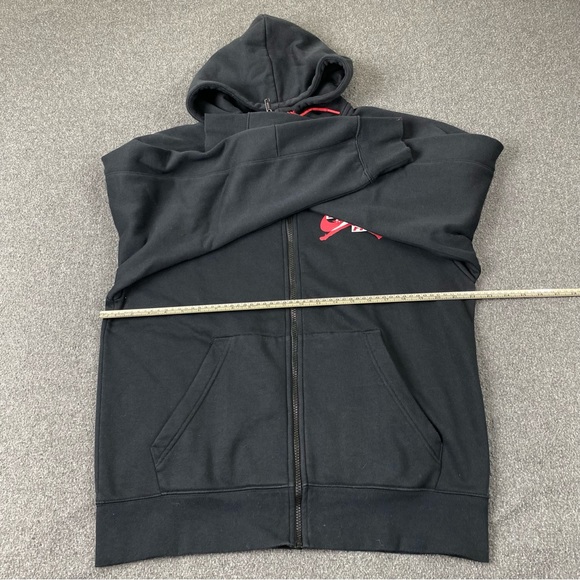 Nike Air Jordan Full Zip Black Fleece Hoodie Men’s Size Medium - Picture 11 of 11
